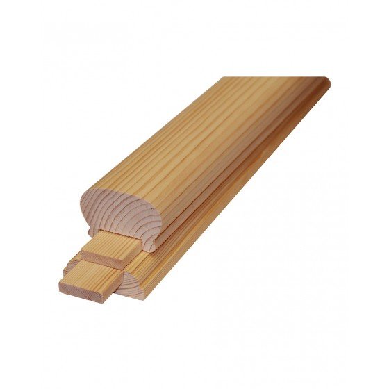 Handrail & Baserail Crown Pattern Pine